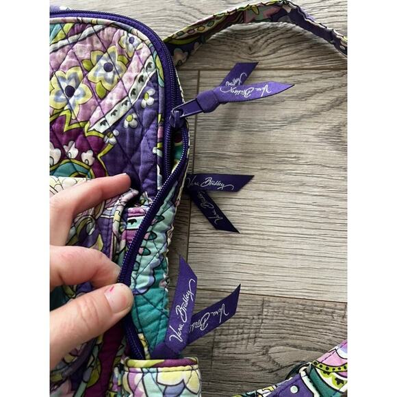 Vera Bradley Paisley Floral Quilted Backpack - Picture 4 of 13